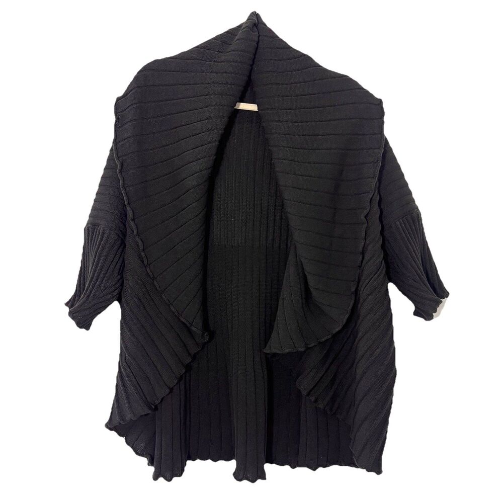 Sulu Kerstin Bernecker Shawl Sweater Women's One Size‎ Brown Wool Slouchy Cape